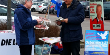 Linke ruft zu Friedensmärschen auf
