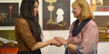 Stillleben und Menschen im Haus der Wissenschaft