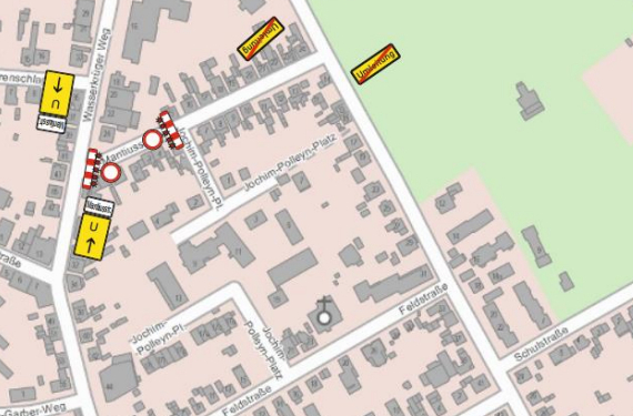 Mölln: Teilweise Vollsperrung in der Mantiusstraße