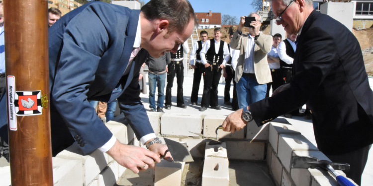 Bauarbeiten am BBZ Mölln sind nun im vollen Gange