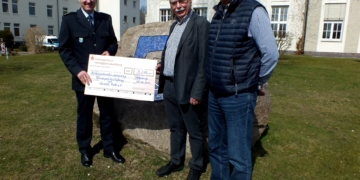 Spendenübergabe bei der Bundespolizei