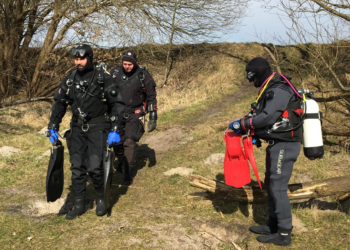 Sonniger Start der Taucher