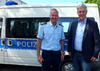Besuch aus dem Kieler Landtag bei der Bundespolizeiabteilung in Ratzeburg