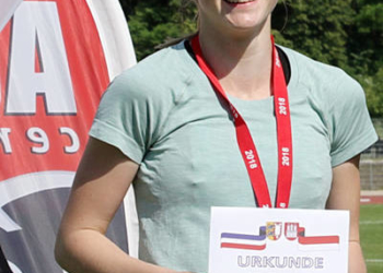 Carlotta Höft holt Silber und Bronze bei den Leichtathletikmehrkampfmeisterschaften