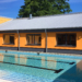 Abkühlung im Schul-Pool