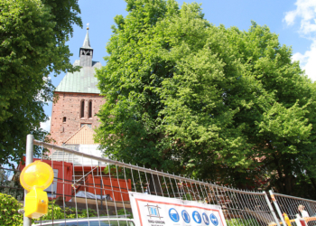 Mölln: Sanierung der Südwand von St. Nicolai fast abgeschlossen