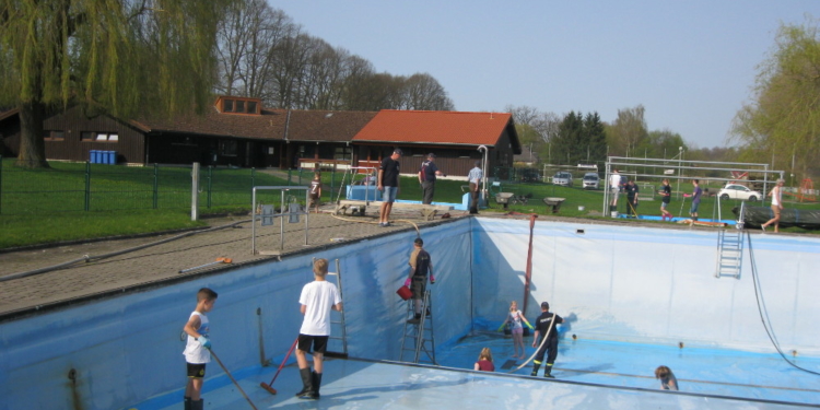 Saisonvorbereitung 2018 im Freibad Steinhorst