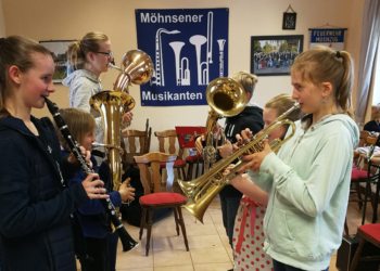 Offene Probe beim Jugendblasorchester der Möhnsener Musikanten