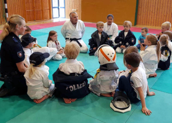 Polizei besuchte Ju-Jutsu Bambinis