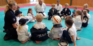 Polizei besuchte Ju-Jutsu Bambinis