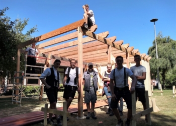 Projekt Carportbau der Kreisjugendfeuerwehr