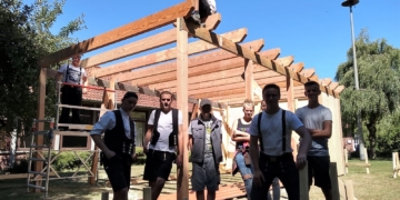 Projekt Carportbau der Kreisjugendfeuerwehr