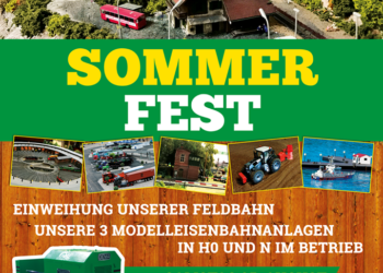 Sommerfest mit Modellbahnflohmarkt