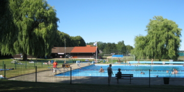 Wassergymnastik im Freibad Steinhorst