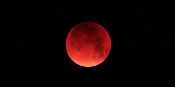 Totale Mondfinsternis in Sierksrade