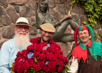 Eulenspiegelrose in Mölln getauft