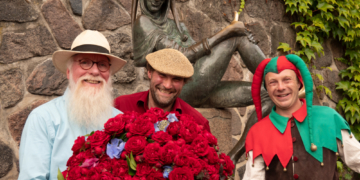 Eulenspiegelrose in Mölln getauft