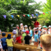 Neue Wasserspielanlage im städtischen Kindergarten mit Familiensommerfest eingeweiht