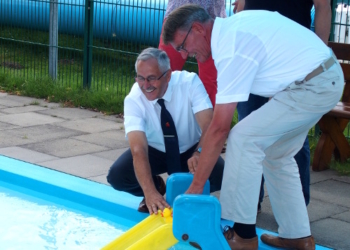 Steinhorst: Vorstellung des erneuerten Kleinkinderbeckens