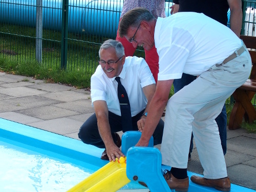Steinhorst: Vorstellung des erneuerten Kleinkinderbeckens