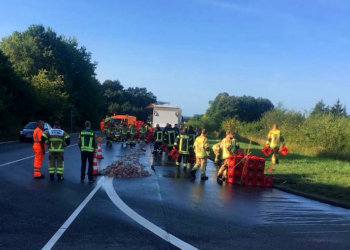 Mölln Süd: Getränke-Lkw verlor seine Ladung