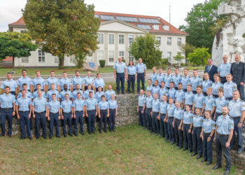 Begrüßung des zweiten Dienstjahres in der Bundespolizeiabteilung Ratzeburg