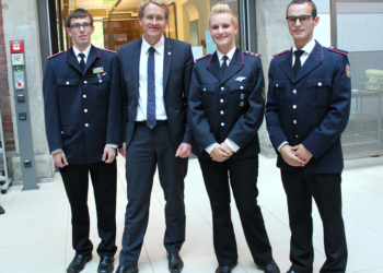 Auszeichnung ‚Engagement braucht Anerkennung‘ für junge Brandschützer