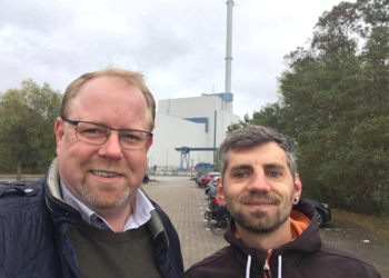 Kernkraftwerk Krümmel und Laufwasserkraftwerk: Treffen zwischen Minge und Worm