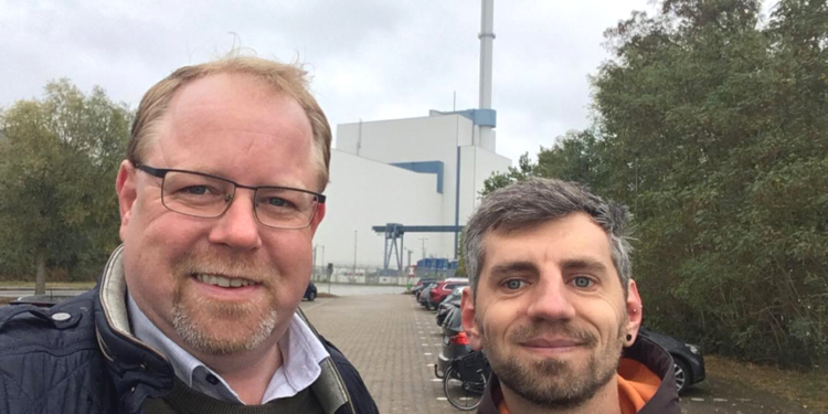 Kernkraftwerk Krümmel und Laufwasserkraftwerk: Treffen zwischen Minge und Worm