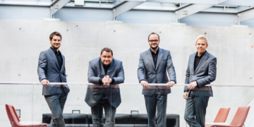 Preisgekröntes Gesangsensemble ‚Quartonal‘ singt in der St-Nicolai-Kirche.