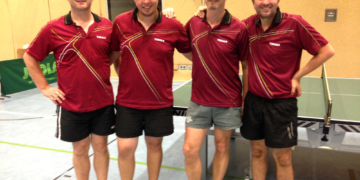 Tischtennis: Die 1. Herren des TSV Berkenthin ist ab sofort erstklassig