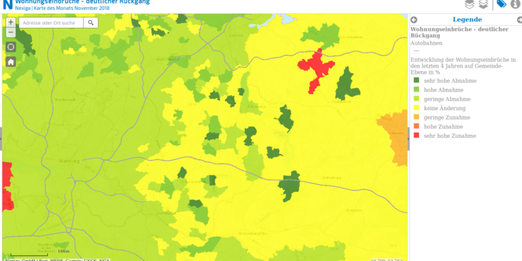 Tatort Wohnung: 22 Prozent weniger Einbrüche in den letzten vier Jahren