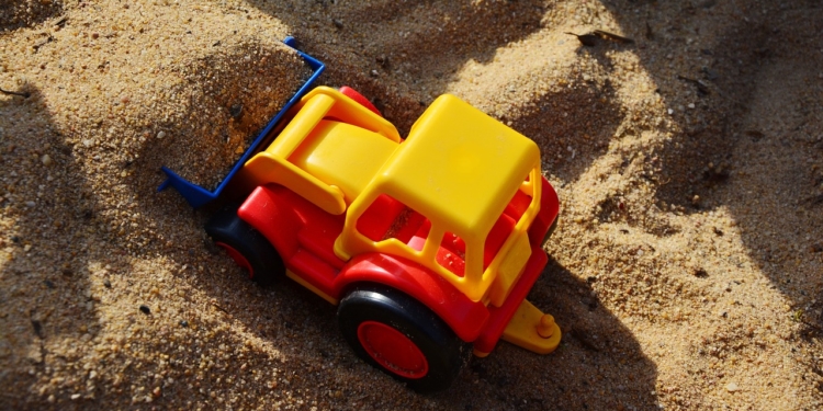 Spielsand als Streusand in Mölln