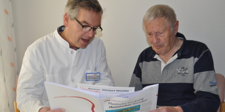 Wundbehandlung mit Fischhaut