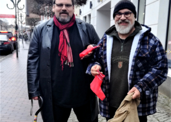 Rote Socken gegen die soziale Kälte