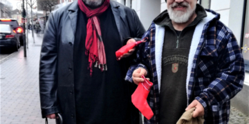 Rote Socken gegen die soziale Kälte