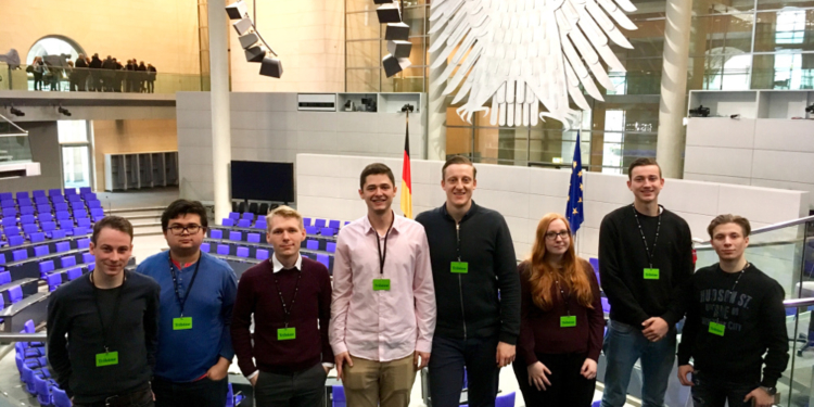 Jusos besuchen Deutschen Bundestag