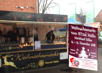 Round Table 214 Mölln veranstaltet Weihnachtsmarkt für den guten Zweck