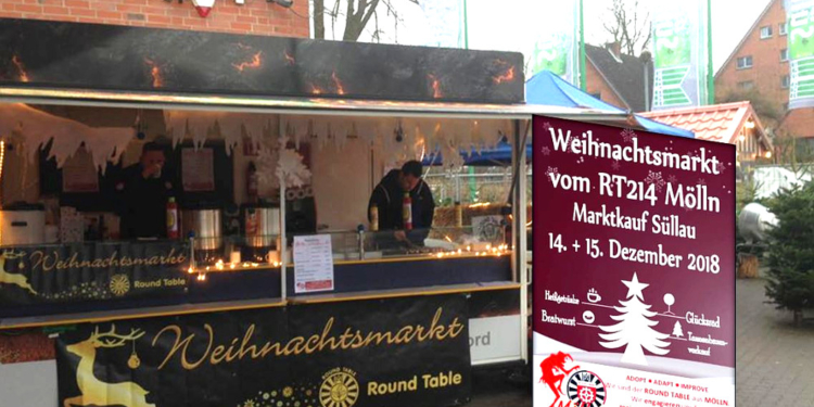 Round Table 214 Mölln veranstaltet Weihnachtsmarkt für den guten Zweck