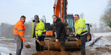 Bauarbeiten an Radweg zwischen Seedorf und Groß Zecher gestartet