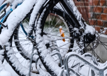 Vorsicht Rutschgefahr – Radfahren trotz Eis und Schnee