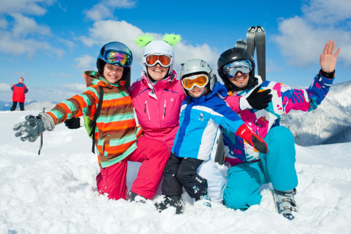 Skifahren_Familie