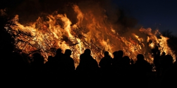 Tannenbaumbrennen in Breitenfelde