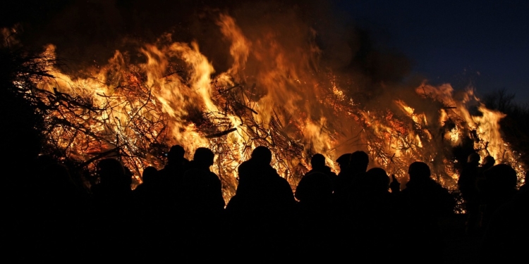 Tannenbaumbrennen in Breitenfelde