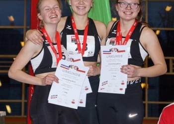 Gold-, Silber- und Bronzemedaillen bei den Leichtathletikhallenmeisterschaften