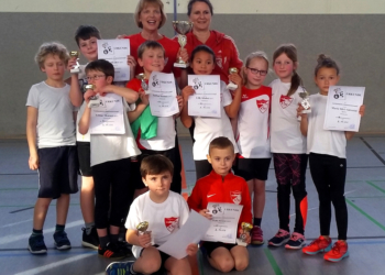 Kleine Leichtathleten vom Krummesser SV ganz groß