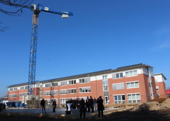 Feierliche Grundsteinlegung für den neuen Hauptsitz der Kreissparkasse in Mölln