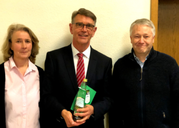 Amtsausschuss Berkenthin dankt Bürgermeister Rainer Voß für seine Tätigkeit als Vorsitzender der AktivRegion Nord