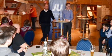 Niclas Herbst bei der Jungen Union auf dem Kornboden