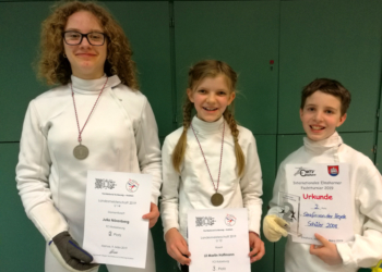 Drei Podestplätze für Ratzeburger Nachwuchsfechter